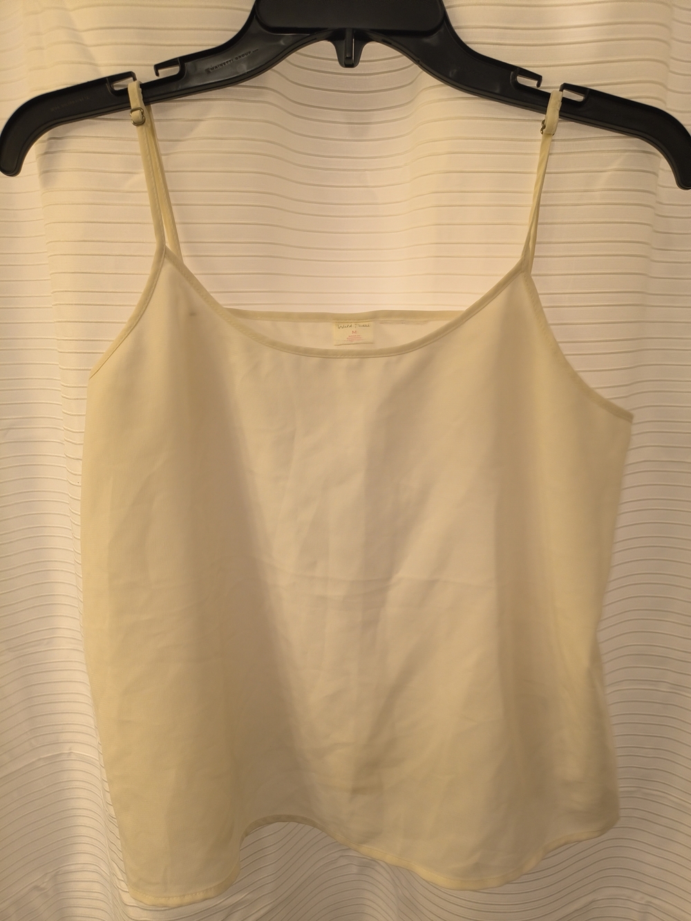 Wild Pearl Cream Spaghetti Strap Camisole